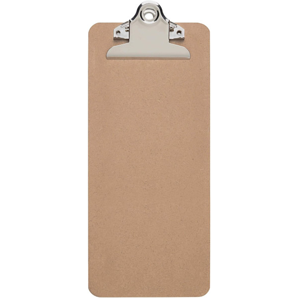 photo-Porte-bloc - 28x11cm - Bois - Clip en métal - Avec fixation murale - Maul