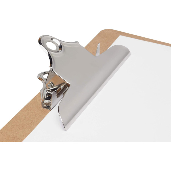 Porte-bloc - 28x11cm - Bois - Clip en métal - Avec fixation murale - Maul
