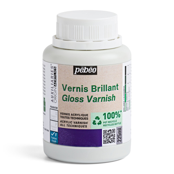 photo-Vernis - Brillant - Acrylique - Toutes techniques - Pébéo - Origin - Pot 225ml