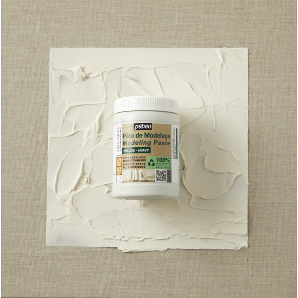Pâte de modelage - Epaisse - Pâte acrylique - Toutes techniques - Pébéo - 475ml