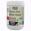 photo-Gesso - Noir - Apprêt - Mate - Toutes techniques - Extra couvrant - Pébéo - 945ml