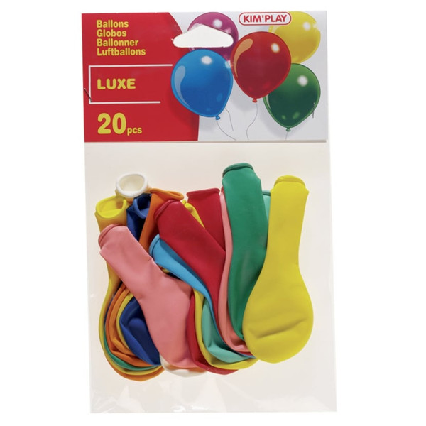 photo-Ballons - A gonfler - Assortiment de couleurs - Sachet de 20 - Fête - Anniversaire