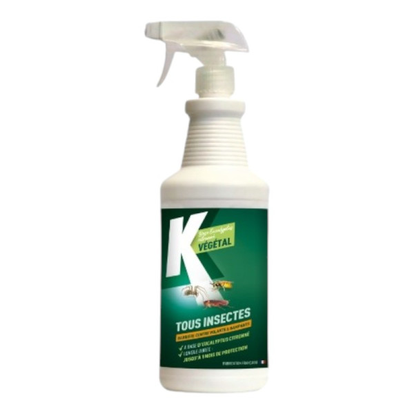 photo-Produit répulsif - Tous insectes - Pulvérisateur - Action immédiate - Tous supports