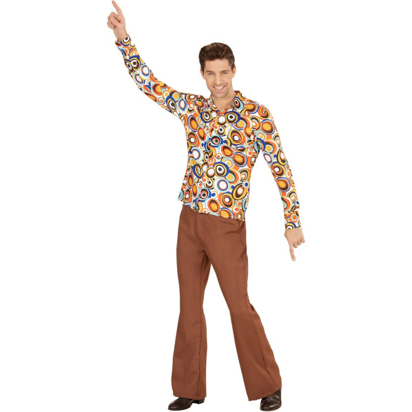 Déguisement - Chemise - Années 70 - Seventies - Homme - Taille L/XL