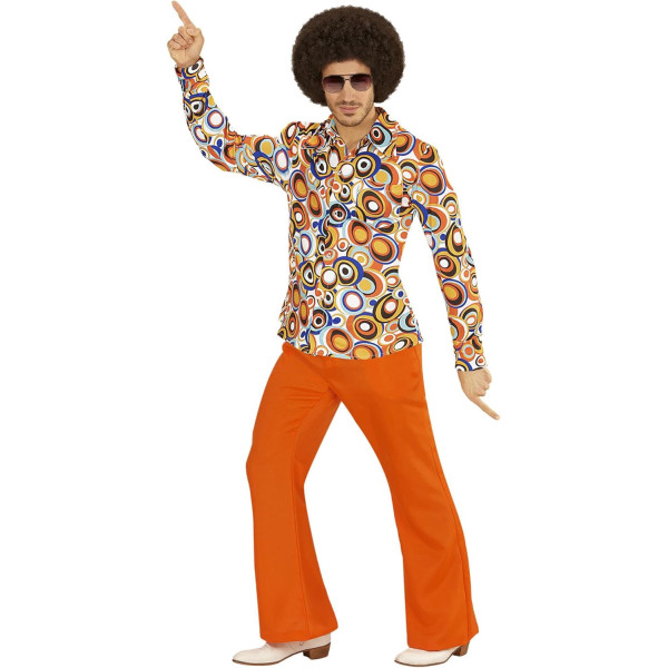 Déguisement - Chemise - Années 70 - Seventies - Homme - Taille L/XL