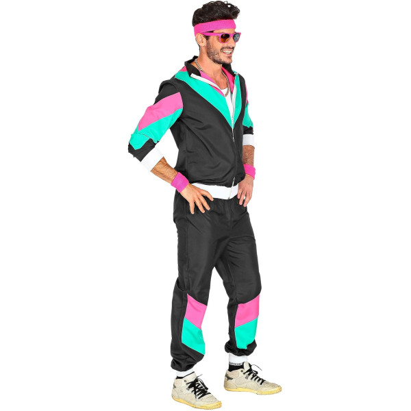 photo-Déguisement - Années 80 - Jogging - Survêtement - Veste + pantalon - Taille L