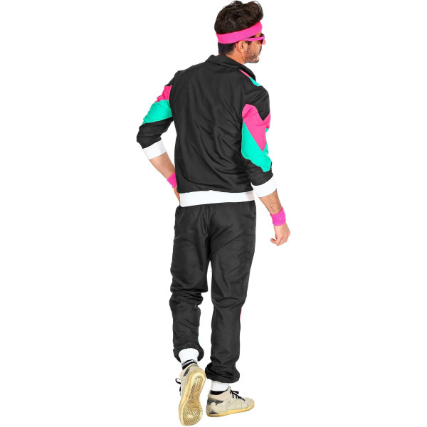 Déguisement - Années 80 - Jogging - Survêtement - Veste + pantalon - Taille L