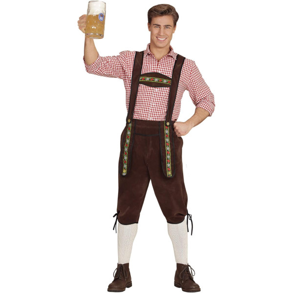 PHOTO-Costume - Déguisement - Bavarois - Homme - Fête de la bière - Carnaval - Taille M/L