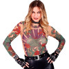 Déguisement - Gant de motard + bracelets + collier - Simili cuir - Biker - Taille unique