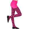 Collants - Rayés - Rose/Noir - Enfant - Taille 1/3 ans - Déguisement sorcière