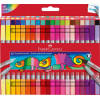 photo-Feutres de coloriage - Double pointe - 40 couleurs - Enfant - Faber-Castell