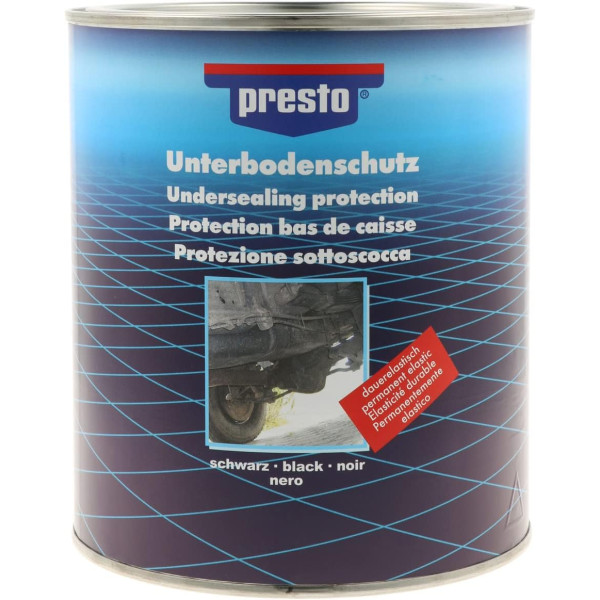 photo-Protection pour bas de caisse - Voiture - Noir - Pot de 2,5kg - Presto