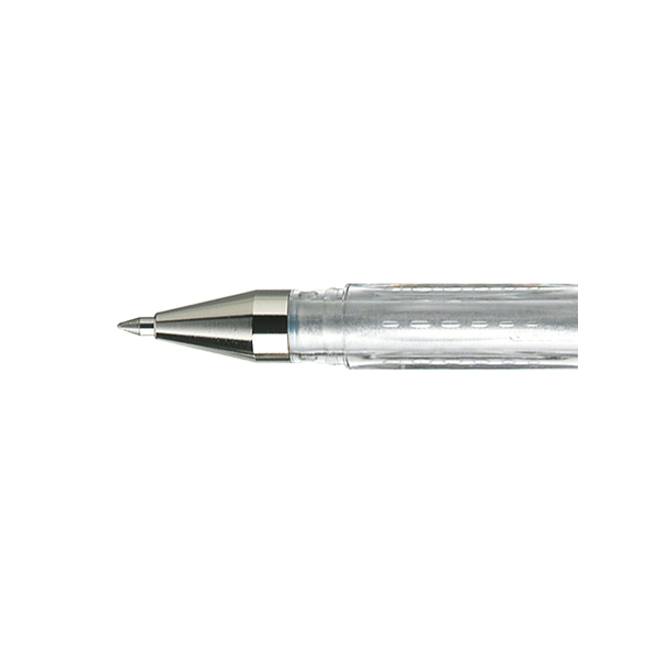 photo-Stylo - Encre gel - Argent - Pointe 0,8 mm - UniBall - Signo