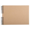 Album de scrapbooking - 32x22cm - Beige - Inclus stickers, feutres, pochoirs, coins photos - Exacompta