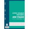 photo-Feuilles doubles - Grands carreaux - Perforées - A4 - Paquet de 400 - Oxford