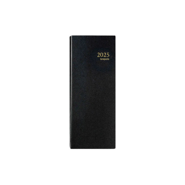 photo-Agenda Journalier 2026 Jupiter 0.105 - 12,8 X 33 Cm - Noir - Brepols