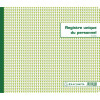 photo-Registre unique du personnel - Salariés et stagiaires - 27x32cm - 56pages - Exacompta