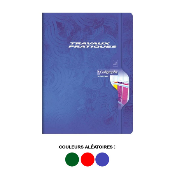 Cahier de travaux pratiques - 24x32(cm) - Grands carreaux - 96 pages - couverture en carton - sans spirale - Clairefontaine
