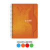 Cahier - 17x22(cm) - Grands carreaux - 100 pages - couverture en carton - Spirale - Clairefontaine - Calligraphe