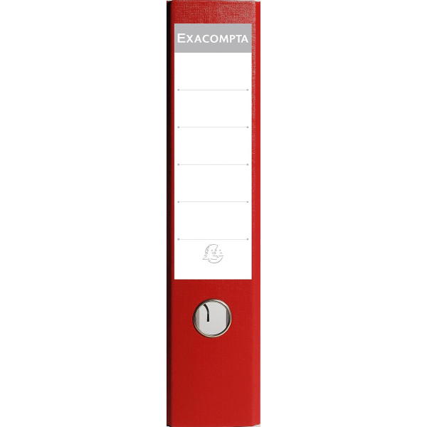 Classeur à levier - Rouge - Dos large - 75mm - 2 anneaux - Exacompta