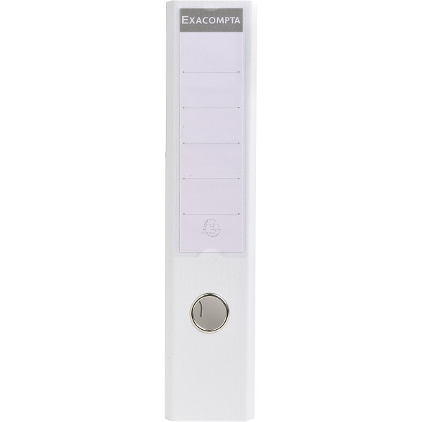 Classeur à levier - Blanc - Dos large - 75mm - 2 anneaux - Exacompta