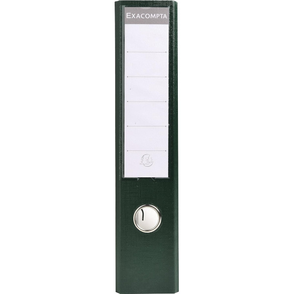 Classeur à levier - Vert foncé - Dos large - 75mm - 2 anneaux - Exacompta