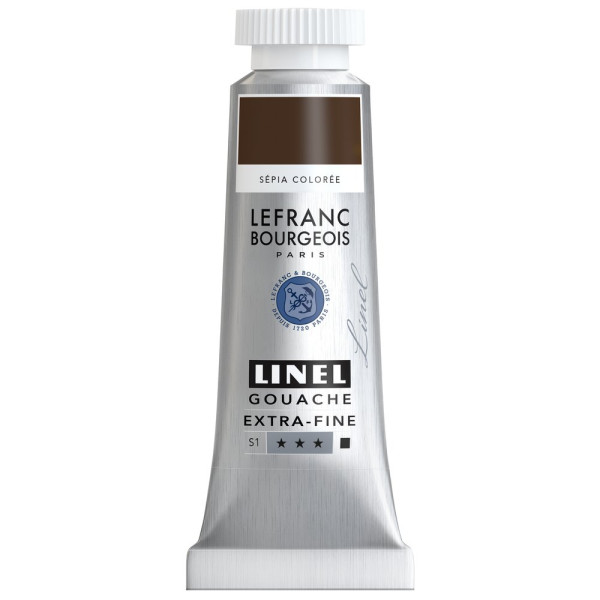 photo-Gouache - Extra-fine - Sépia colorée - 120 - Lefranc Bourgeois - Linel - 14ml