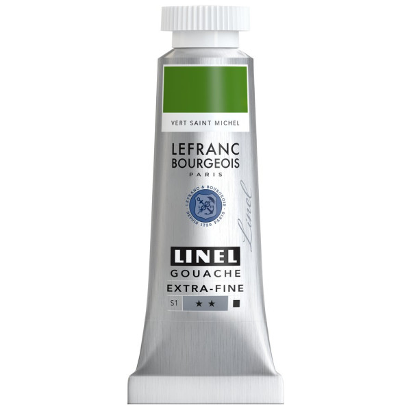 photo-Gouache - Extra-fine - Vert Saint Michel - 580 - Lefranc Bourgeois - Linel - 14ml