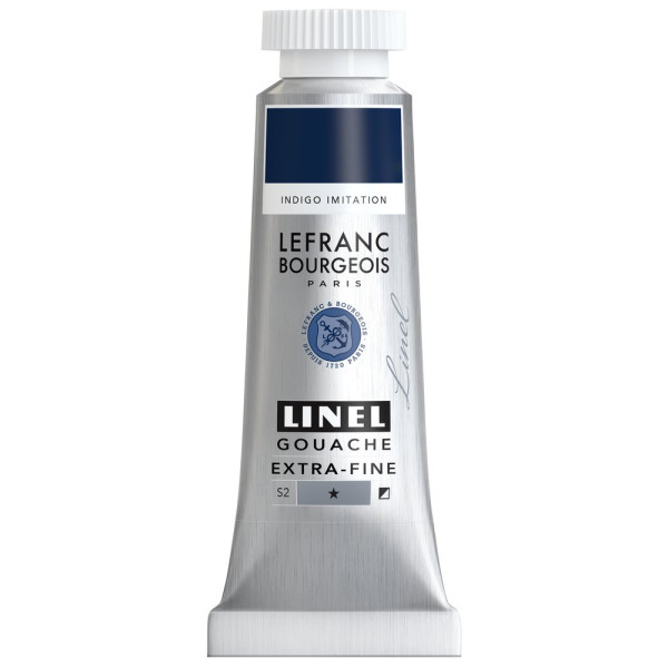 photo-Gouache - Extra-fine - Indigo - 84 - Lefranc Bourgeois - Linel - 14ml