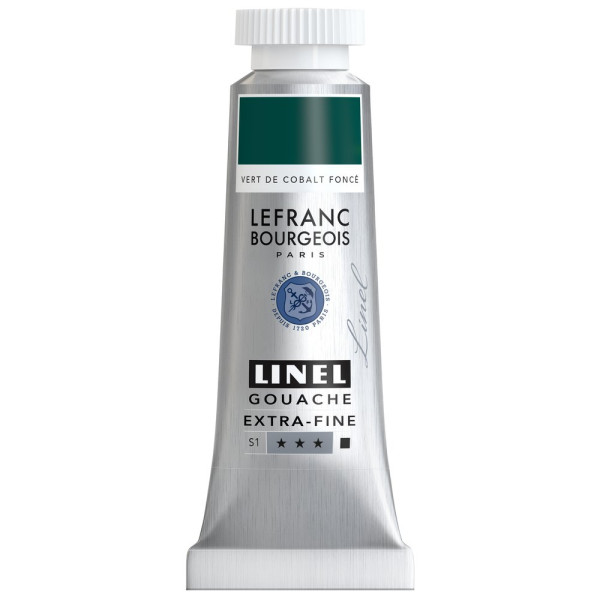 photo-Gouache - Extra-fine - Vert cobalt foncé - 522 - Lefranc Bourgeois - Linel - 14ml