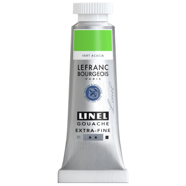 photo-Gouache - Extra-fine - Vert acacia - 502 - Lefranc Bourgeois - Linel - 14ml