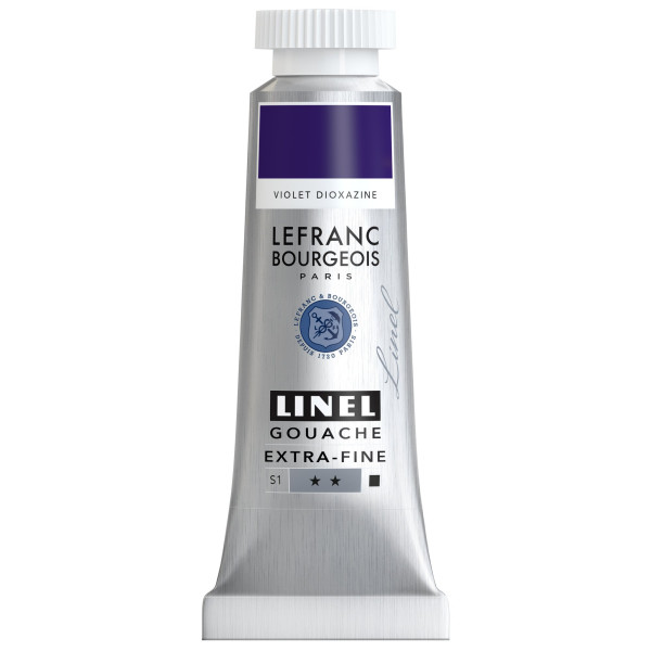 photo-Gouache - Extra-fine - Violet Dioxazine - 473 - Lefranc Bourgeois - Linel - 14ml