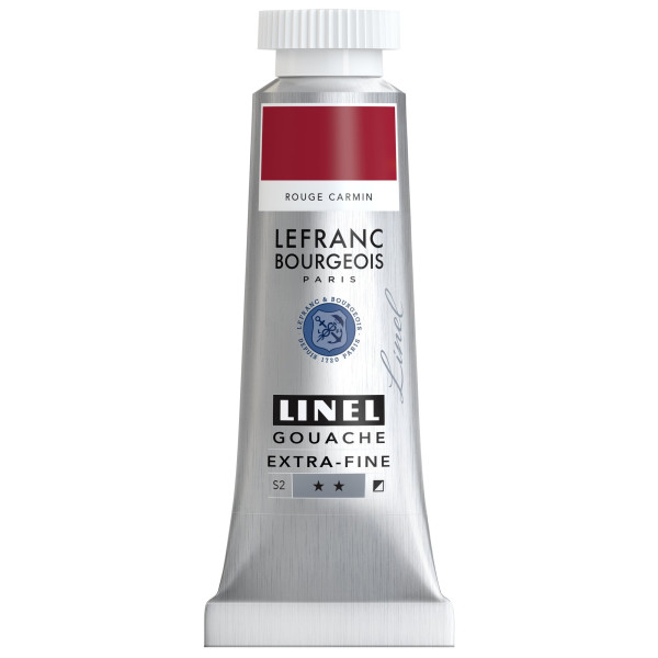 photo-Gouache - Extra-fine - Rouge carmin - 366 - Lefranc Bourgeois - Linel - 14ml