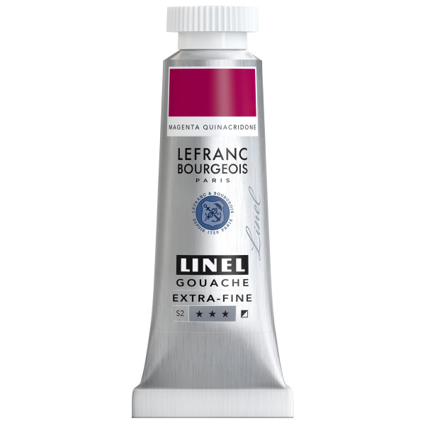 photo-Gouache - Extra-fine - Magenta quinacridone - 859 - Lefranc Bourgeois - Linel - 14ml