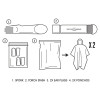 Kit de survie en festival - Ponchos, bouchons d'oreilles, lampe torche - Idées cadeaux