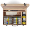 photo-Peinture acrylique - Coffret bois - 8 tubes 60ml + accessoires - Winsor et Newton