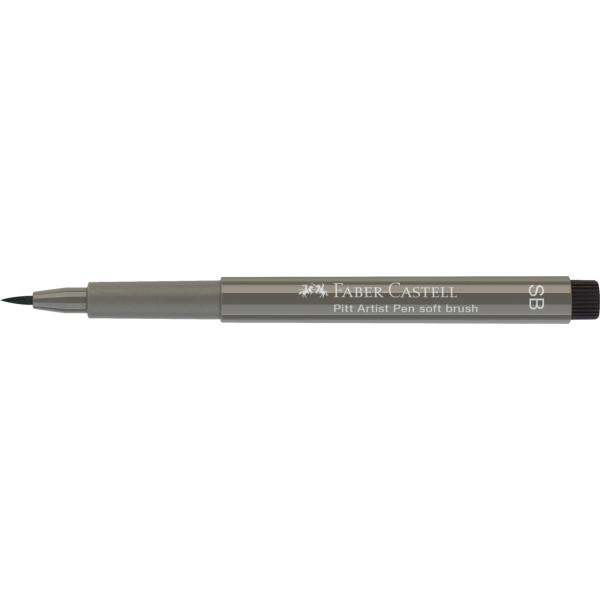 photo-Feutre - Dessin - Gris chaud 4  - 273 - Pointe pinceau - Faber-Castell - Pitt Artist Pen SB