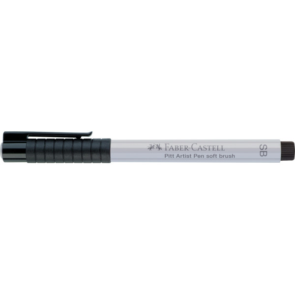 Feutre - Dessin - Gris froid 1 - 230 - Pointe pinceau - Faber-Castell - Pitt Artist Pen SB