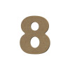 photo-Chiffre en bois - 8 - A décorer - 8 cm de hauteur - Loisirs créatifs