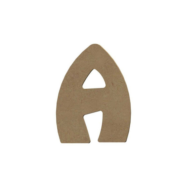 photo-Lettre en bois - A - A décorer - 8 cm de hauteur - Loisirs créatifs