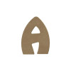 photo-Lettre en bois - A - A décorer - 8 cm de hauteur - Loisirs créatifs