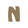 photo-Lettre en bois - N - A décorer - 8 cm de hauteur - Loisirs créatifs