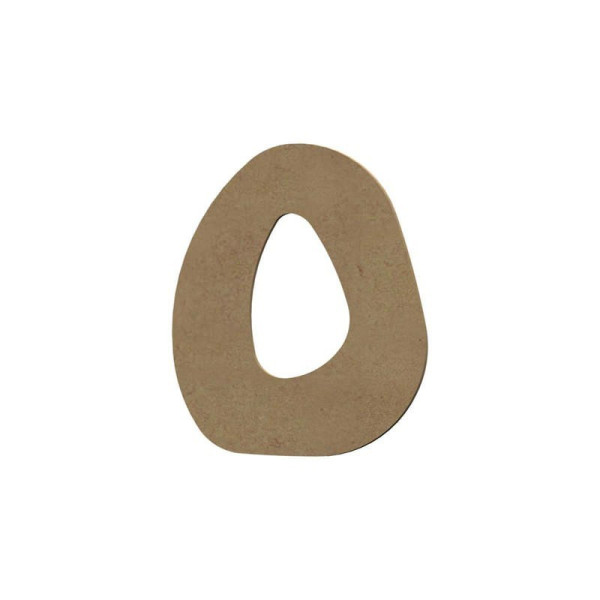photo-Lettre en bois - O - A décorer - 8 cm de hauteur - Loisirs créatifs