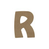 photo-Lettre en bois - R - A décorer - 8 cm de hauteur - Loisirs créatifs