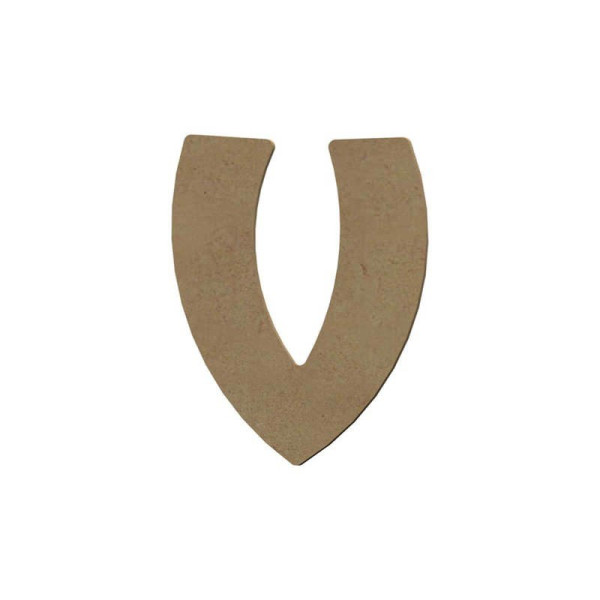 photo-Lettre en bois - V - A décorer - 8 cm de hauteur - Loisirs créatifs