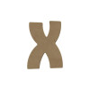 photo-Lettre en bois - X - A décorer - 8 cm de hauteur - Loisirs créatifs
