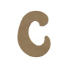 photo-Lettre en bois - C - A décorer - 15 cm de hauteur - Loisirs créatifs