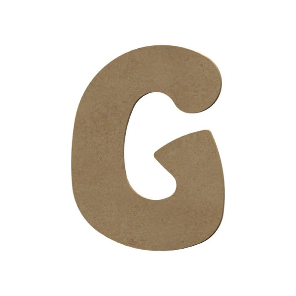 photo-Lettre en bois - G - A décorer - 15 cm de hauteur - Loisirs créatifs