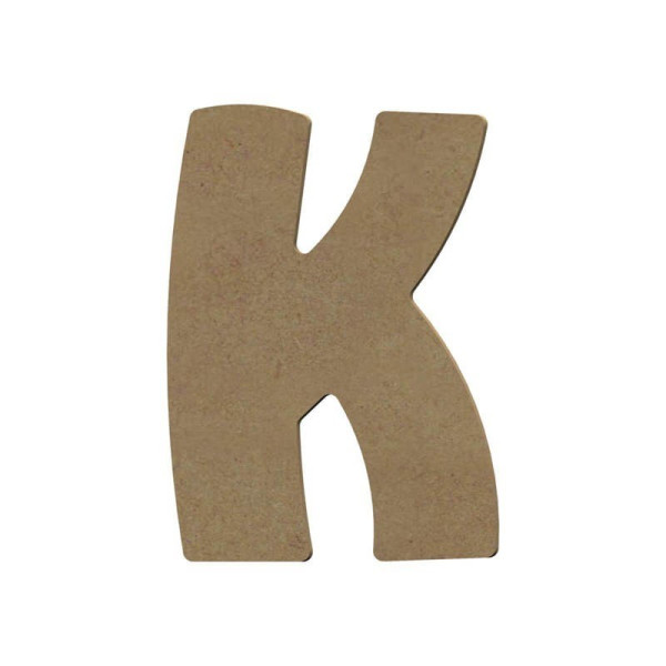 photo-Lettre en bois - K - A décorer - 15 cm de hauteur - Loisirs créatifs