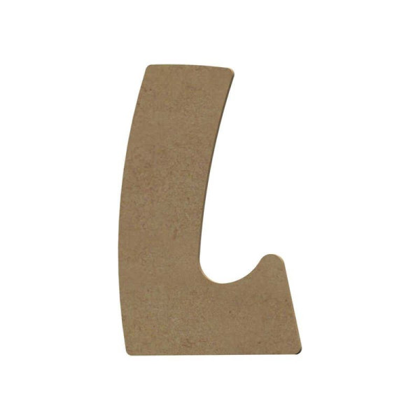 photo-Lettre en bois - L - A décorer - 15 cm de hauteur - Loisirs créatifs